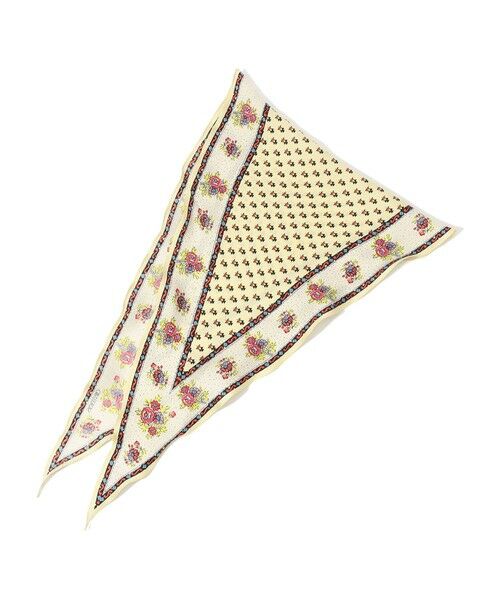 TOMORROWLAND / トゥモローランド バンダナ・スカーフ | SOULEIAO シルクプリント スカーフ（42 ライトベージュ系）