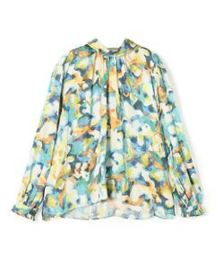 TOMORROWLAND / トゥモローランド シャツ・ブラウス | ミスティーフラワープリント バックリボンブラウス