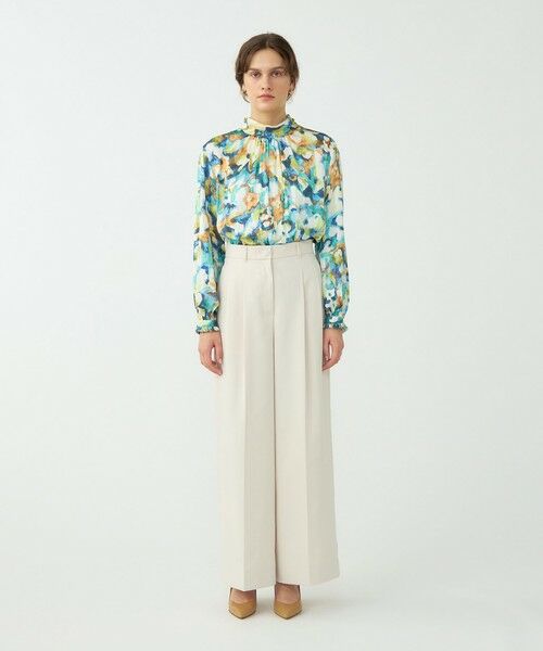 TOMORROWLAND / トゥモローランド シャツ・ブラウス | ミスティーフラワープリント バックリボンブラウス | 詳細1