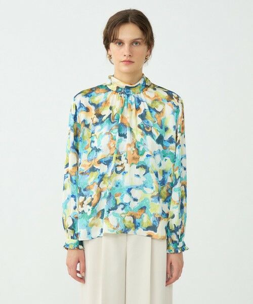 TOMORROWLAND / トゥモローランド シャツ・ブラウス | ミスティーフラワープリント バックリボンブラウス | 詳細2
