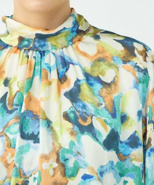 TOMORROWLAND / トゥモローランド シャツ・ブラウス | ミスティーフラワープリント バックリボンブラウス | 詳細5