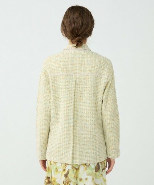 TOMORROWLAND / トゥモローランド カーディガン・ボレロ | ミックスツイード シャツブルゾン | 詳細4