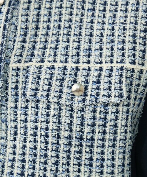 TOMORROWLAND / トゥモローランド ベスト | ミックスツイード ショートベスト | 詳細8