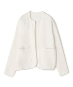 TOMORROWLAND / トゥモローランド カーディガン・ボレロ | パンチングパール クルーネックカーディガン