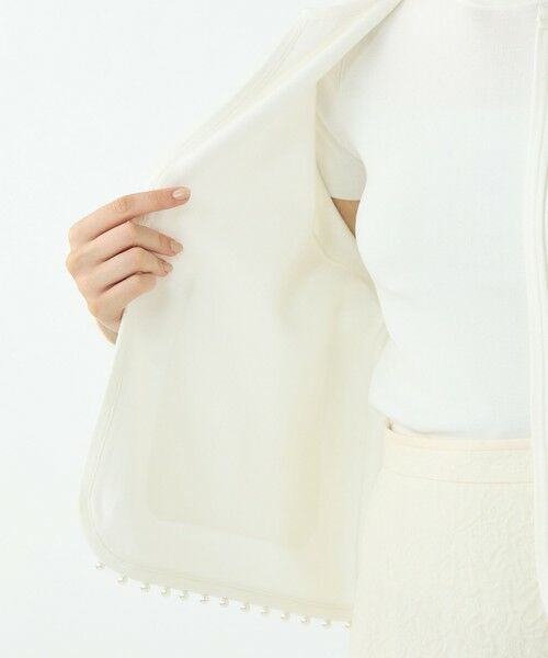 TOMORROWLAND / トゥモローランド カーディガン・ボレロ | パンチングパール クルーネックカーディガン | 詳細5