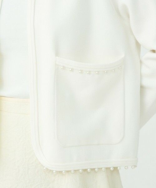 TOMORROWLAND / トゥモローランド カーディガン・ボレロ | パンチングパール クルーネックカーディガン | 詳細9