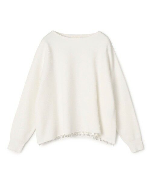 TOMORROWLAND / トゥモローランド ニット・セーター | パンチングパール ワイドプルオーバー | 詳細9