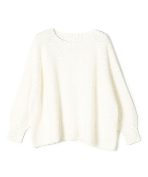 TOMORROWLAND / トゥモローランド ニット・セーター | モスステッチ ワイドプルオーバー（11 ホワイト）