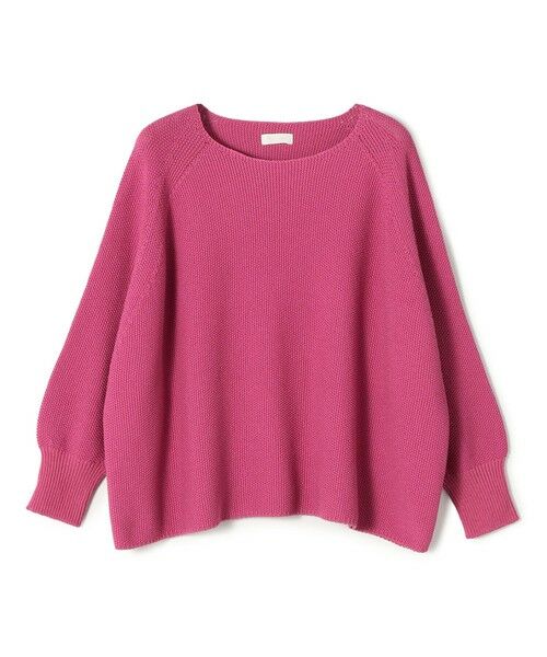 TOMORROWLAND / トゥモローランド ニット・セーター | モスステッチ ワイドプルオーバー（35 ピンク）