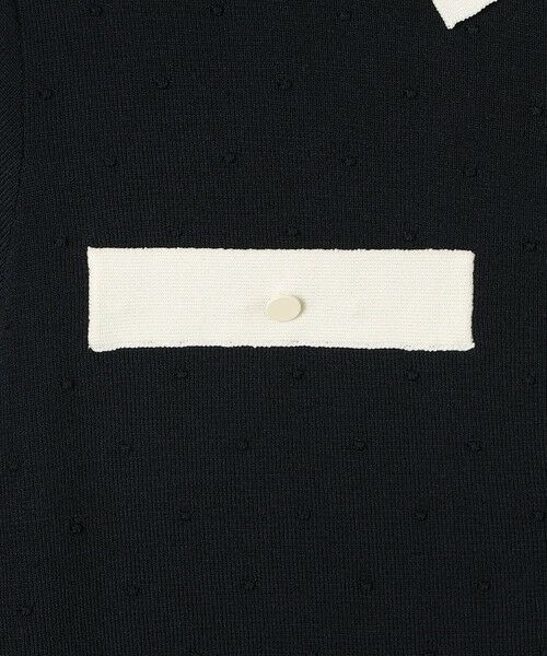 TOMORROWLAND / トゥモローランド ニット・セーター | 【WEB先行予約】ストレッチタックドット ポロプルオーバー | 詳細10