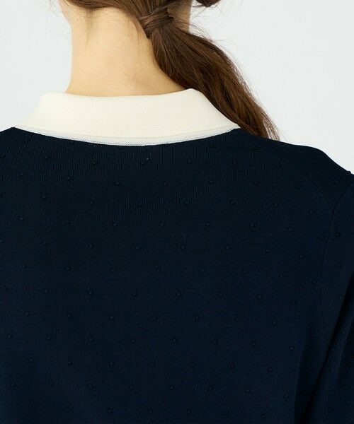 TOMORROWLAND / トゥモローランド ニット・セーター | 【WEB先行予約】ストレッチタックドット ポロプルオーバー | 詳細6