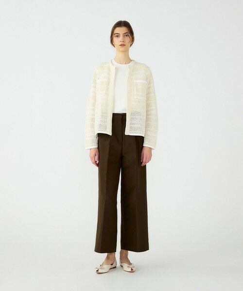 TOMORROWLAND / トゥモローランド カーディガン・ボレロ | 【WEB先行予約】ドライコットン クルーネックカーディガン | 詳細1