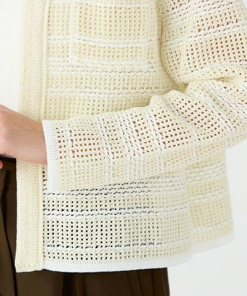 TOMORROWLAND / トゥモローランド カーディガン・ボレロ | 【WEB先行予約】ドライコットン クルーネックカーディガン | 詳細8