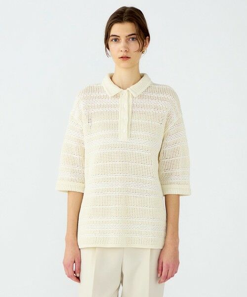 TOMORROWLAND / トゥモローランド ニット・セーター | 【WEB先行予約】ドライコットン ビッグポロプルオーバー | 詳細2