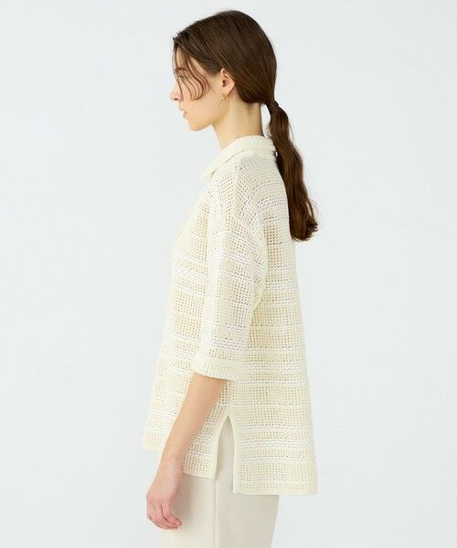 TOMORROWLAND / トゥモローランド ニット・セーター | 【WEB先行予約】ドライコットン ビッグポロプルオーバー | 詳細3