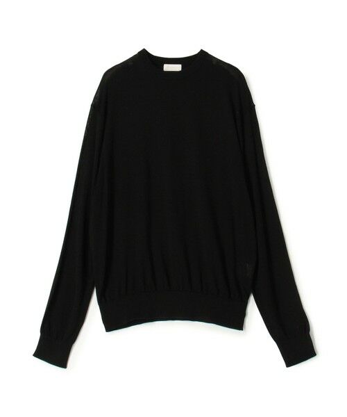TOMORROWLAND / トゥモローランド ニット・セーター | 【WEB先行予約】エヴァーシルク クルーネックプルオーバー（19 ブラック）