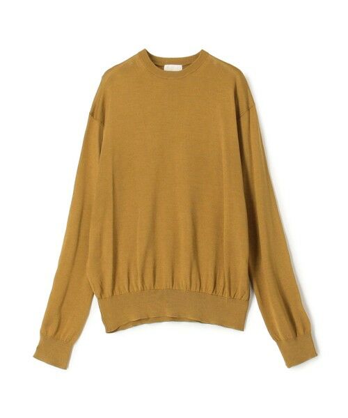 TOMORROWLAND / トゥモローランド ニット・セーター | 【WEB先行予約】エヴァーシルク クルーネックプルオーバー（45 キャメル）