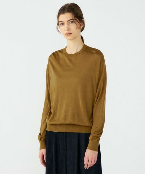 TOMORROWLAND / トゥモローランド ニット・セーター | 【WEB先行予約】エヴァーシルク クルーネックプルオーバー | 詳細2