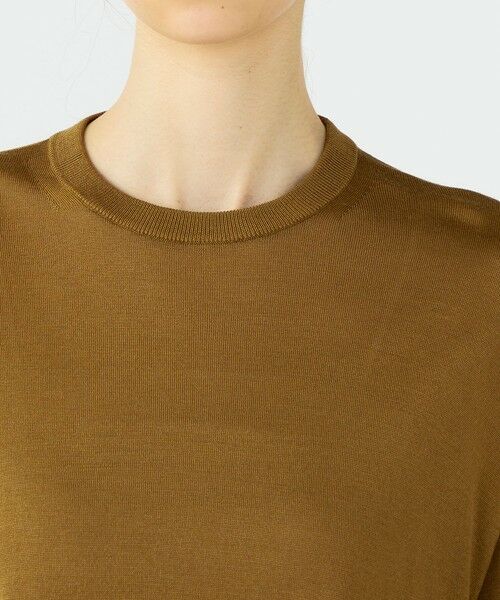 TOMORROWLAND / トゥモローランド ニット・セーター | 【WEB先行予約】エヴァーシルク クルーネックプルオーバー | 詳細5