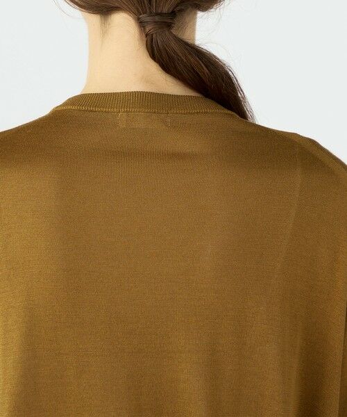 TOMORROWLAND / トゥモローランド ニット・セーター | 【WEB先行予約】エヴァーシルク クルーネックプルオーバー | 詳細6