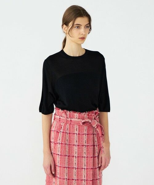 TOMORROWLAND / トゥモローランド ニット・セーター | 【WEB先行予約】エヴァーシルク ハーフスリーブプルオーバー | 詳細11