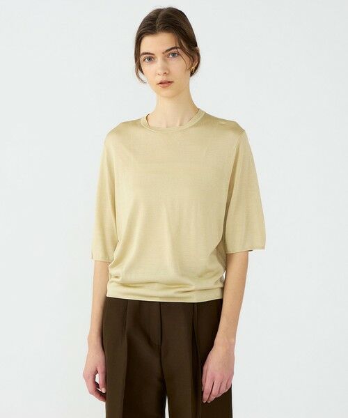 TOMORROWLAND / トゥモローランド ニット・セーター | 【WEB先行予約】エヴァーシルク ハーフスリーブプルオーバー | 詳細2