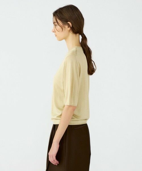 TOMORROWLAND / トゥモローランド ニット・セーター | 【WEB先行予約】エヴァーシルク ハーフスリーブプルオーバー | 詳細3