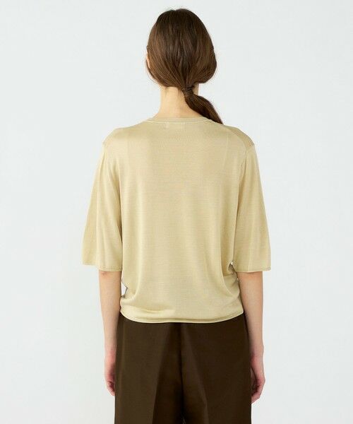 TOMORROWLAND / トゥモローランド ニット・セーター | 【WEB先行予約】エヴァーシルク ハーフスリーブプルオーバー | 詳細4