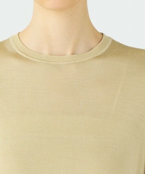 TOMORROWLAND / トゥモローランド ニット・セーター | 【WEB先行予約】エヴァーシルク ハーフスリーブプルオーバー | 詳細5