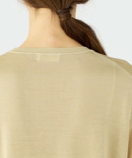 TOMORROWLAND / トゥモローランド ニット・セーター | 【WEB先行予約】エヴァーシルク ハーフスリーブプルオーバー | 詳細6