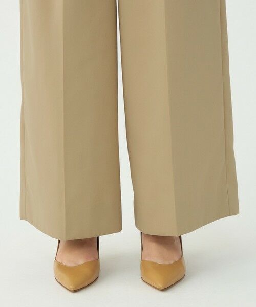 TOMORROWLAND / トゥモローランド その他パンツ | コットンライクサテン 2タックワイドパンツ | 詳細8
