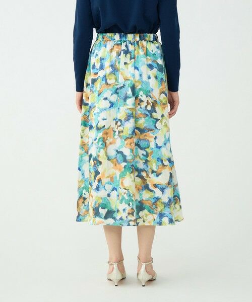 TOMORROWLAND / トゥモローランド ミニ・ひざ丈スカート | ミスティーフラワープリント ボリュームギャザースカート | 詳細4