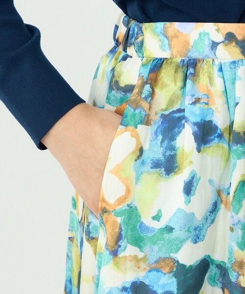 TOMORROWLAND / トゥモローランド ミニ・ひざ丈スカート | ミスティーフラワープリント ボリュームギャザースカート | 詳細7