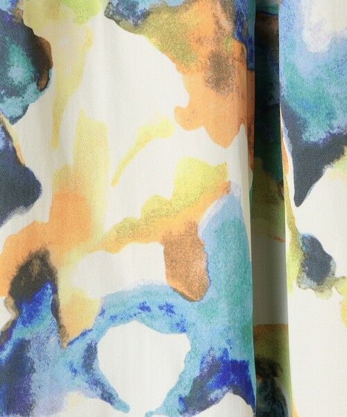 TOMORROWLAND / トゥモローランド ミニ・ひざ丈スカート | ミスティーフラワープリント ボリュームギャザースカート | 詳細9