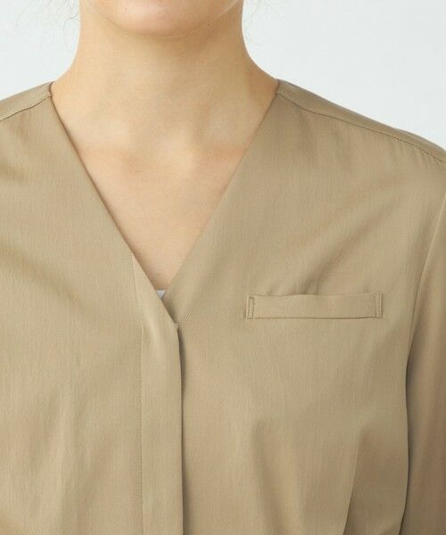 TOMORROWLAND / トゥモローランド サロペット・オールインワン | ドレーピーツイル Vネックオールインワン | 詳細4