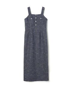 TOMORROWLAND / トゥモローランド ロング・マキシ丈ワンピース | 【WEB先行予約】エアリーファンシーツイード ジャンパースカート