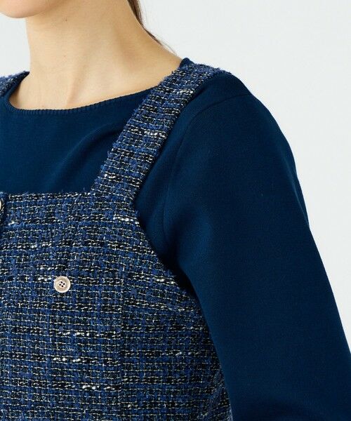 TOMORROWLAND / トゥモローランド ロング・マキシ丈ワンピース | 【WEB先行予約】エアリーファンシーツイード ジャンパースカート | 詳細6