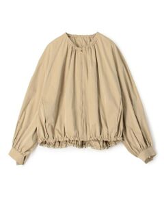 TOMORROWLAND / トゥモローランド ブルゾン | 【WEB先行予約】ライトパウダリータフタ ギャザーブルゾン