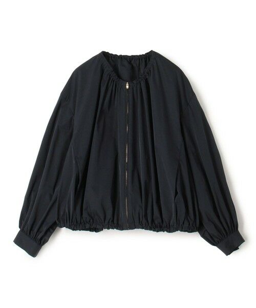 TOMORROWLAND / トゥモローランド ブルゾン | 【WEB先行予約】ライトパウダリータフタ ギャザーブルゾン(69 ネイビー)