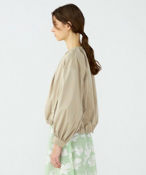 TOMORROWLAND / トゥモローランド ブルゾン | 【WEB先行予約】ライトパウダリータフタ ギャザーブルゾン | 詳細4