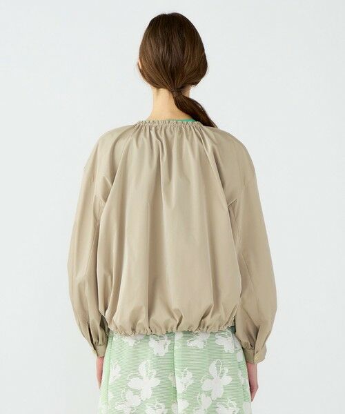 TOMORROWLAND / トゥモローランド ブルゾン | 【WEB先行予約】ライトパウダリータフタ ギャザーブルゾン | 詳細5