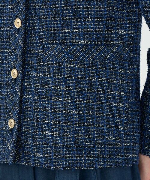 TOMORROWLAND / トゥモローランド ノーカラージャケット | 【WEB先行予約】エアリーファンシーツイード Vカラージャケット | 詳細12