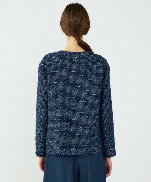 TOMORROWLAND / トゥモローランド ノーカラージャケット | 【WEB先行予約】エアリーファンシーツイード Vカラージャケット | 詳細5