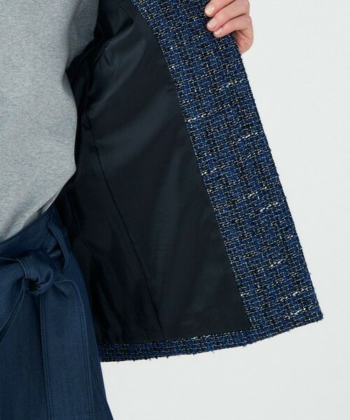 TOMORROWLAND / トゥモローランド ノーカラージャケット | 【WEB先行予約】エアリーファンシーツイード Vカラージャケット | 詳細6