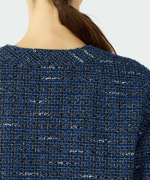 TOMORROWLAND / トゥモローランド ノーカラージャケット | 【WEB先行予約】エアリーファンシーツイード Vカラージャケット | 詳細8