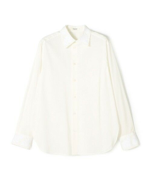 TOMORROWLAND / トゥモローランド シャツ・ブラウス | リーフエンブロイダリー レギュラーカラーシャツ（12 ホワイト系）