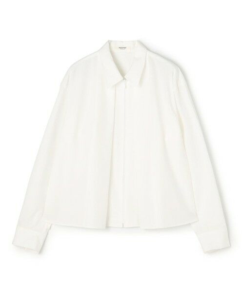 TOMORROWLAND / トゥモローランド シャツ・ブラウス | 【WEB先行予約】コットンタイプライター ジップブラウス（11 ホワイト）