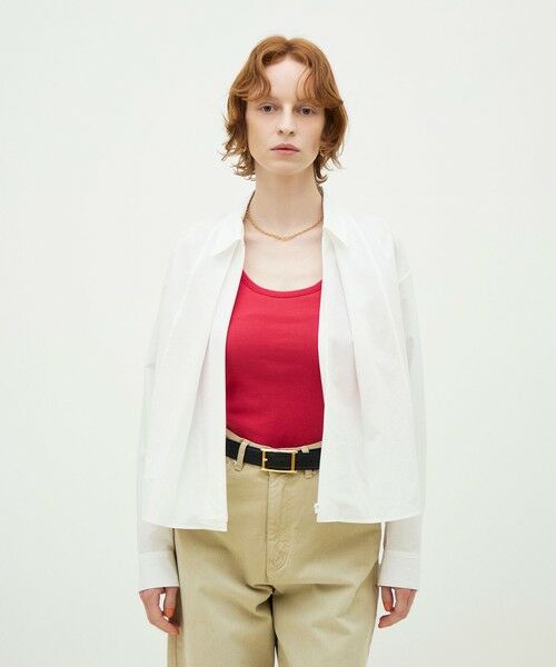 TOMORROWLAND / トゥモローランド シャツ・ブラウス | 【WEB先行予約】コットンタイプライター ジップブラウス | 詳細2