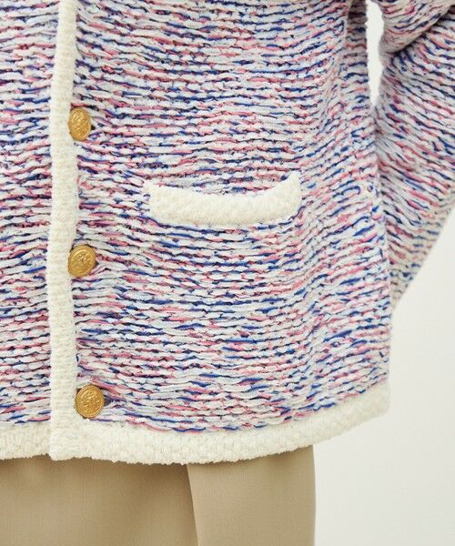 TOMORROWLAND / トゥモローランド カーディガン・ボレロ | スレッドジャカード Vネックカーディガン | 詳細8