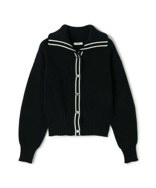 TOMORROWLAND / トゥモローランド カーディガン・ボレロ | ハイブリットコットン コンパクトブルゾン（69 ネイビー）